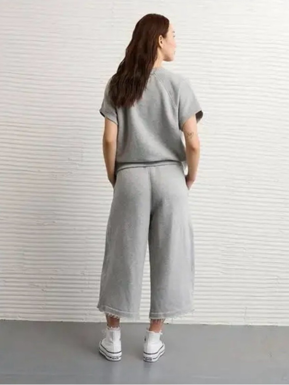 NWT! AEO Stretch Knit Culotte Pant - Picture 2 of 6